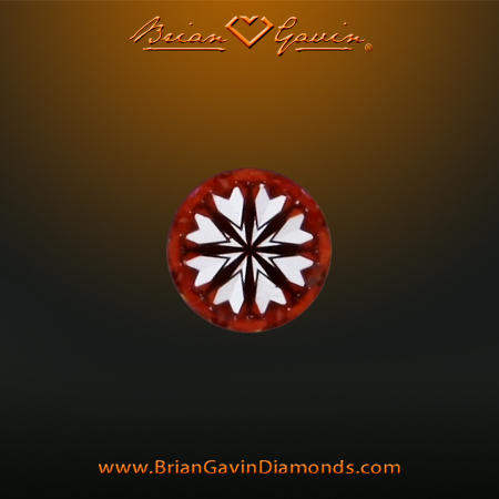 0.256 F SI2 Signature Round hearts