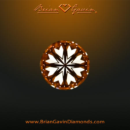 0.324 F SI1 Signature Round hearts