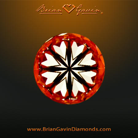 0.334 F SI1 Signature Round hearts