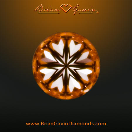 0.824 F VVS1 Signature Round hearts