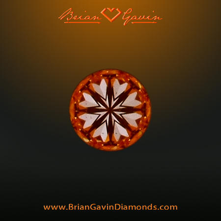 0.753 F SI1 Signature Round hearts