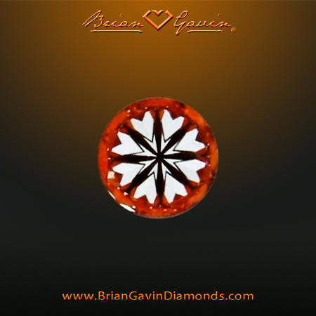 0.250 F SI1 Signature Round hearts