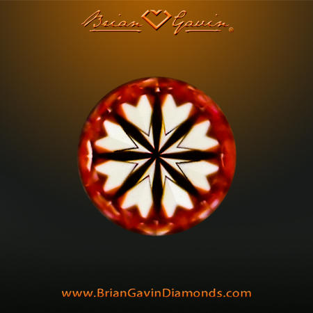 0.504 I SI1 Signature Round hearts