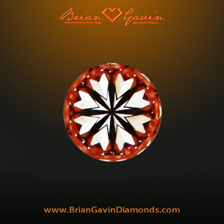 0.674 F SI1 Signature Round hearts