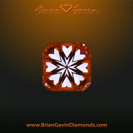 0.667 F VVS2 Signature Cushion hearts