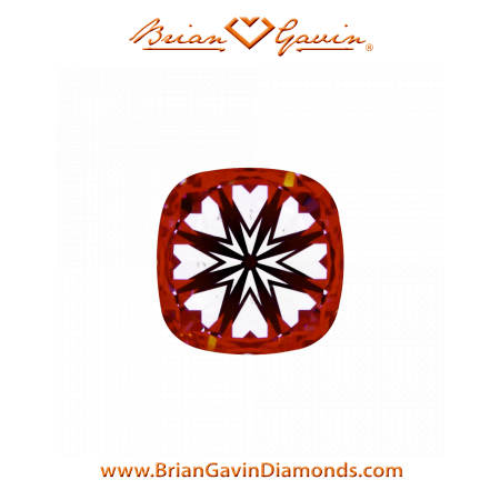 0.540 E SI1 Signature Cushion hearts