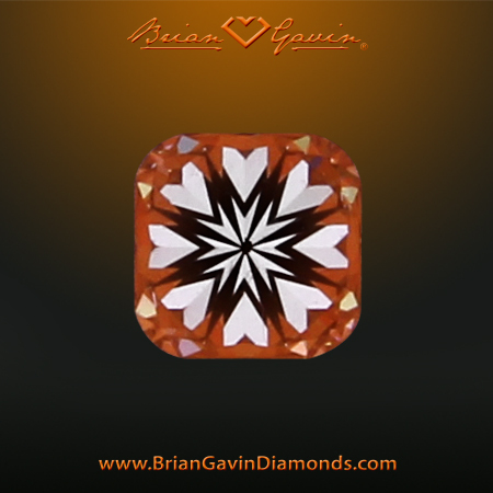 0.716 D SI1 Signature Cushion hearts