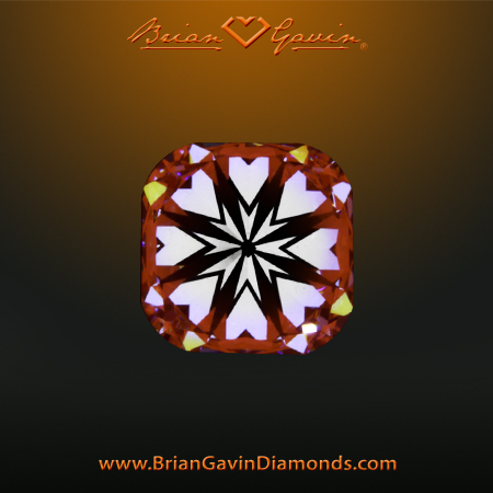 1.663 E VVS2 Signature Cushion hearts