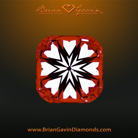 1.114 E SI2 Signature Cushion hearts