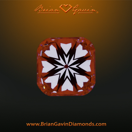 0.535 F VVS2 Signature Cushion hearts