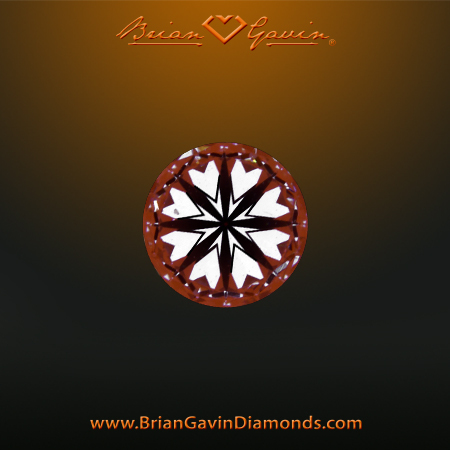 0.328 F SI1 Signature Round hearts