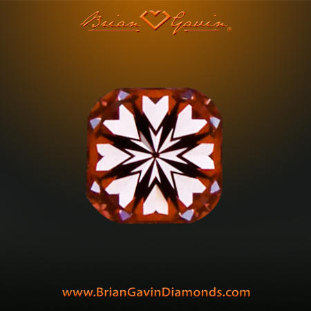 0.708 K VS2 Signature Cushion hearts