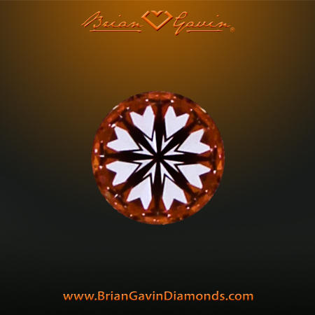 0.611 F SI1 Signature Round hearts