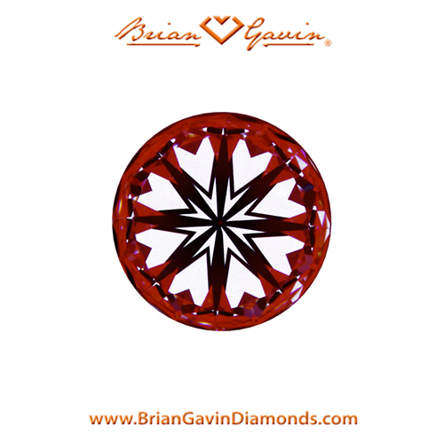 0.884 I SI1 Signature Round hearts