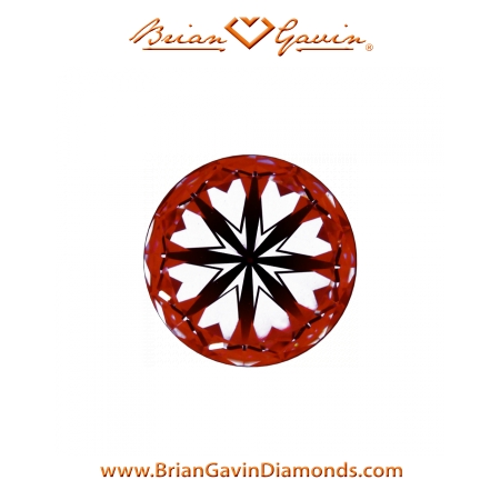 0.594 F SI1 Signature Round hearts