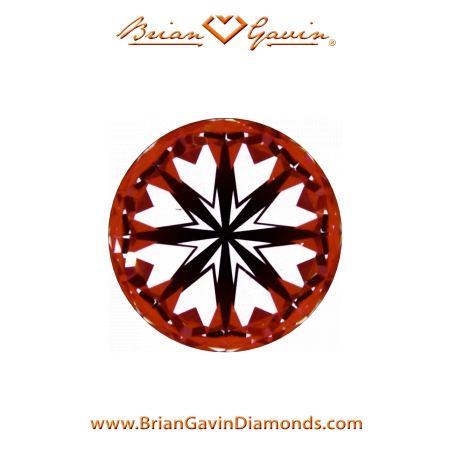 0.903 F SI1 Signature Round hearts