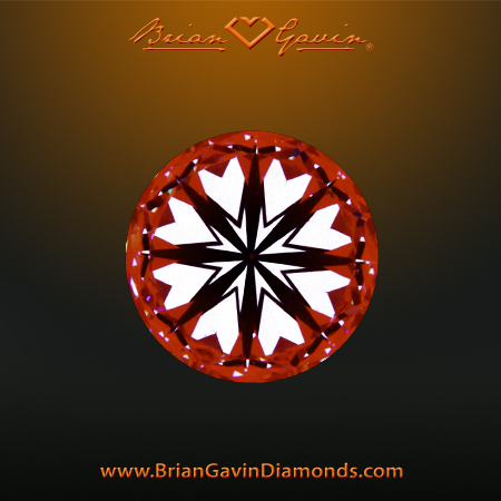 0.816 F VVS2 Signature Round hearts