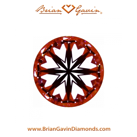 0.954 E SI1 Signature Round hearts