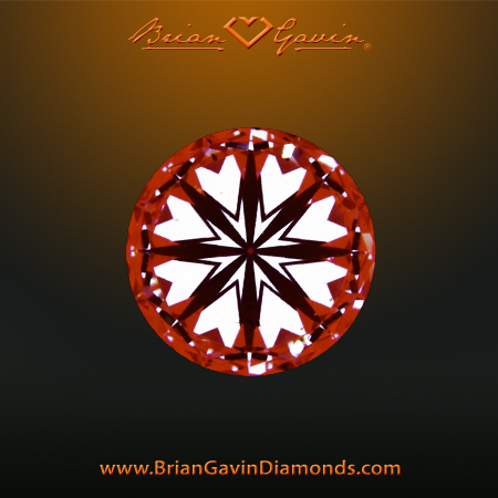 0.872 F SI1 Signature Round hearts