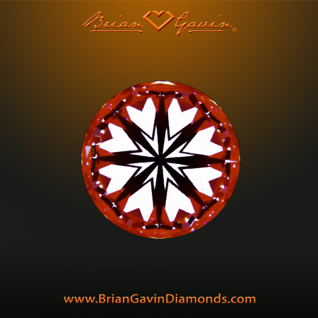 0.804 F VVS2 Signature Round hearts