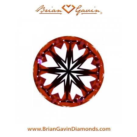 0.911 E VVS1 Signature Round hearts