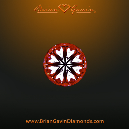 0.222 F SI1 Signature Round hearts