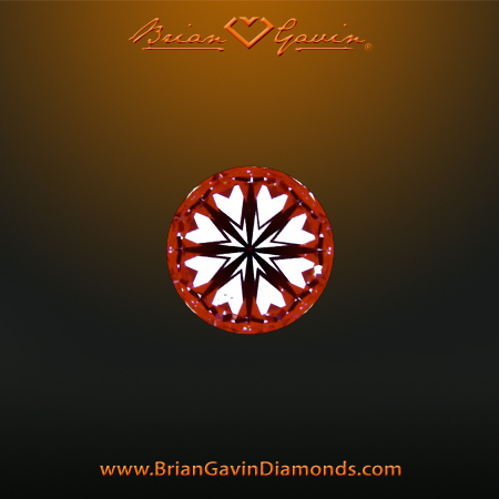 0.216 F SI1 Signature Round hearts