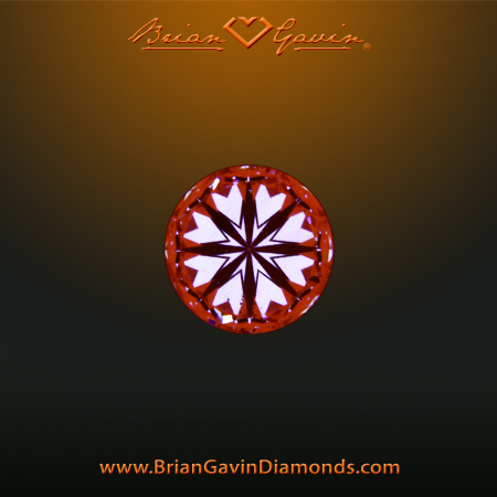 0.206 F SI1 Signature Round hearts