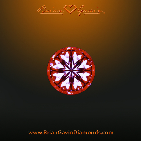 0.207 F SI1 Signature Round hearts