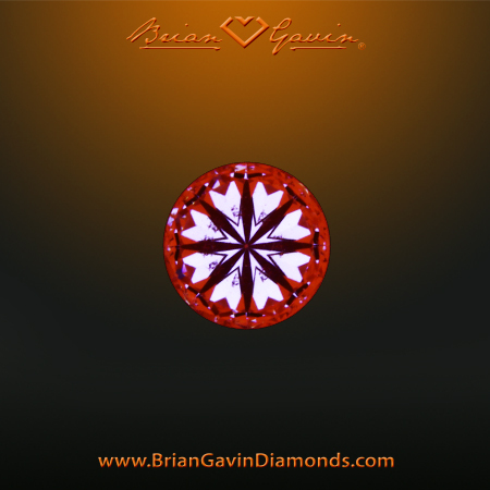 0.208 F SI1 Signature Round hearts