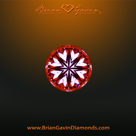0.203 F SI1 Signature Round hearts