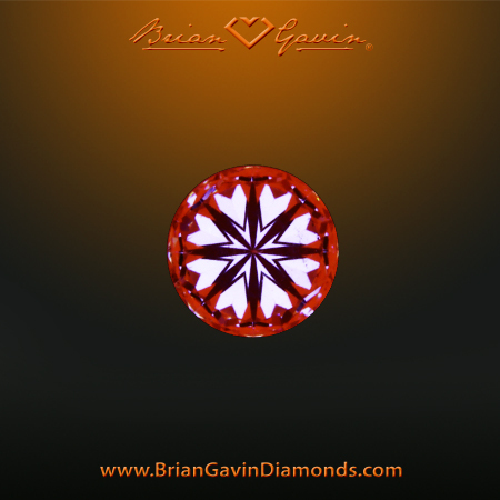 0.202 F SI1 Signature Round hearts