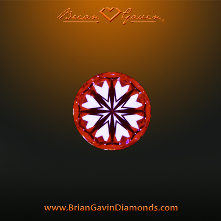 0.207 F SI1 Signature Round hearts