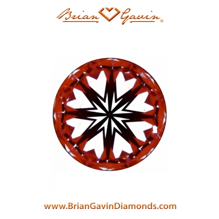 0.226 E SI2 Signature Round hearts