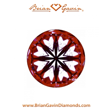 0.220 F SI1 Signature Round hearts