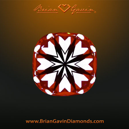 0.905 F VS1 Signature Cushion hearts