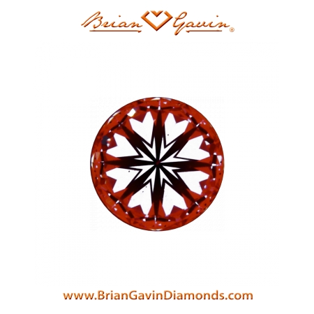 0.254 G VS2 Signature Round hearts