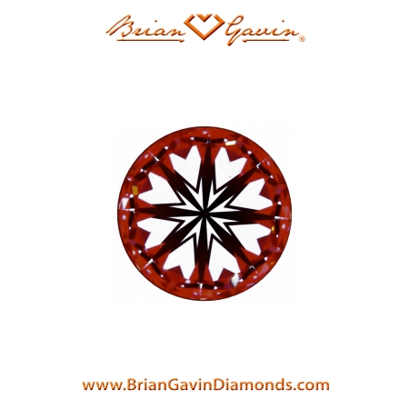 0.254 F VS1 Signature Round hearts