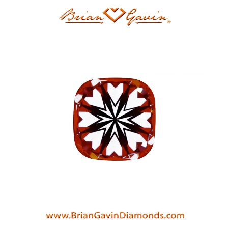 0.767 I VS1 Signature Cushion hearts