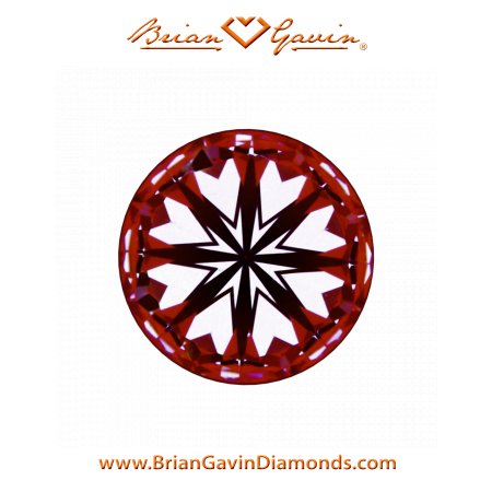 0.711 F SI1 Signature Round hearts