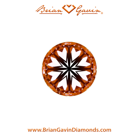 0.516 I VVS2  Brian Gavin Signature Round hearts