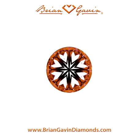 0.21 D SI1Brian Gavin Signature Round hearts