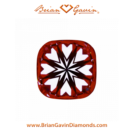 0.716 G VVS2 Signature Cushion hearts