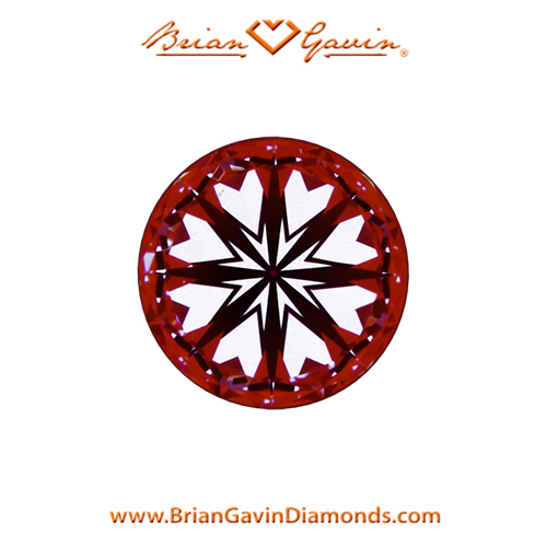 0.577 F VS1 Signature Round hearts