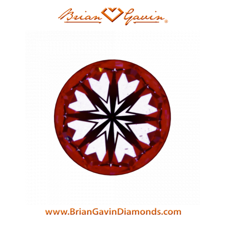 0.252 F SI1 Signature Round hearts