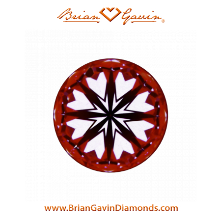 0.222 E VVS1 Signature Round hearts