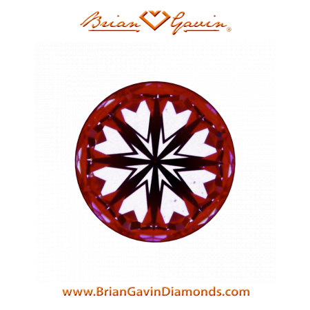 0.254 F SI1 Signature Round hearts