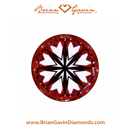 0.254 G VS2 Signature Round hearts