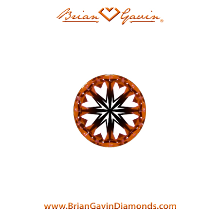 0.211 E SI1Brian Gavin Signature Round hearts
