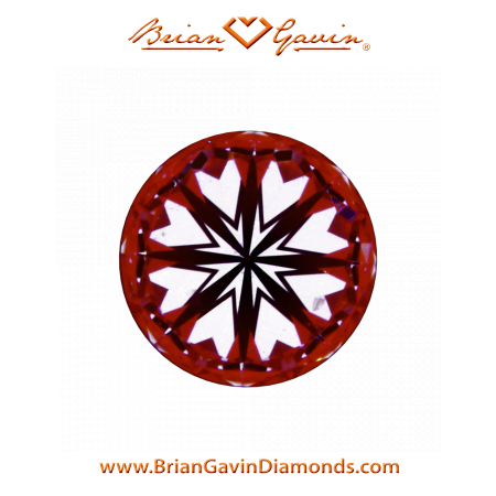 0.402 F SI2 Signature Round hearts